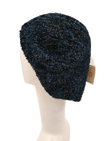 SG SG04-WL-LUR-NG Navy/Gold Lurex Lined Chenille myselflingerie.com